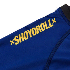 No Gi Jiu Jitsu Shoyoroll Ranked Rash Guard 2022 - Short Sleeves Blue