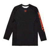 Shoyoroll Ember Competitor black rash guard for No Gi BJJ