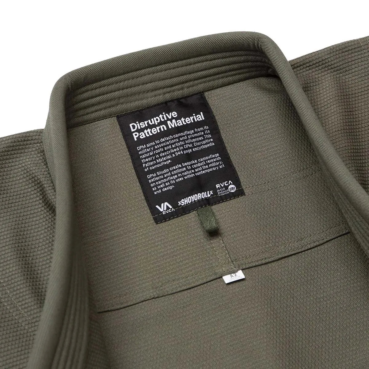 Shoyoroll Batch 114 RVCA x DPM Olive BJJ Gi – 450-GSM Jiu Jitsu Kimono Uniform