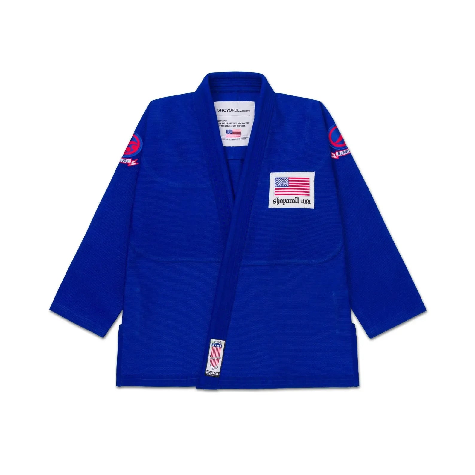 Fighter wearing Shoyoroll Batch 151 Jiu Jitsu kimono in training