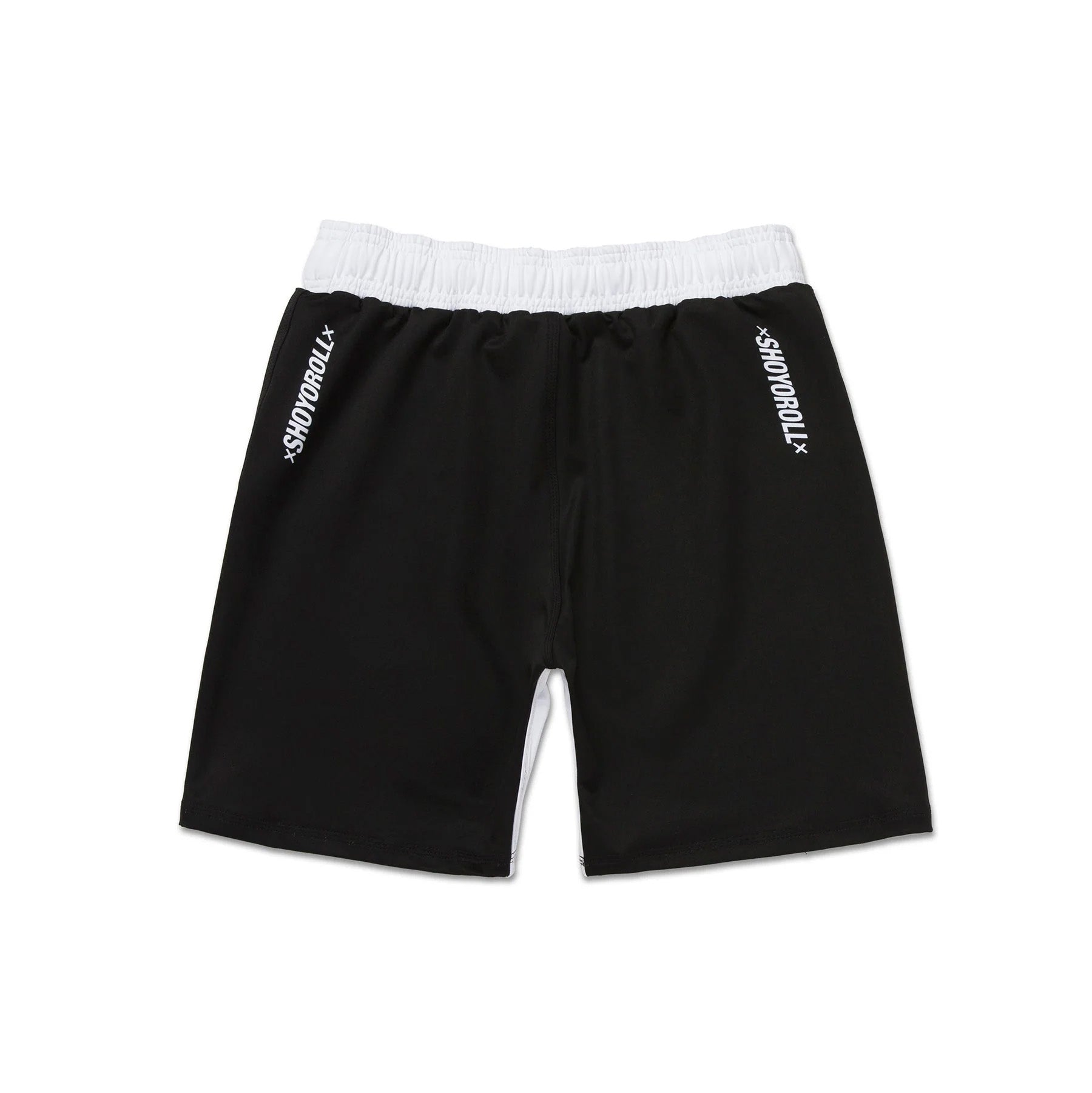 Black BJJ training shorts by Shoyoroll – Atlas Competitor edition