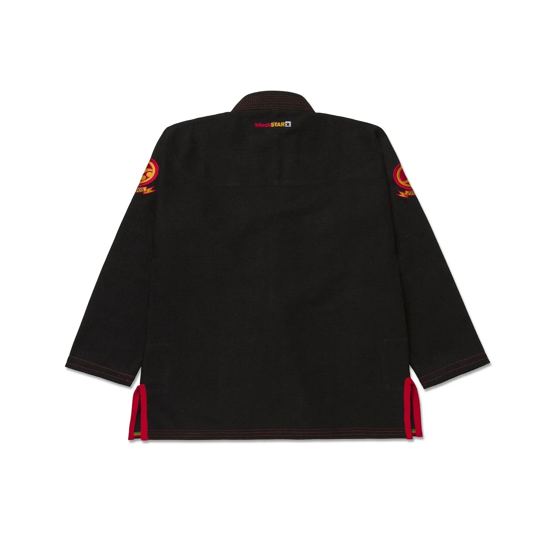 Retro-style black BJJ uniform from Shoyoroll Batch 146