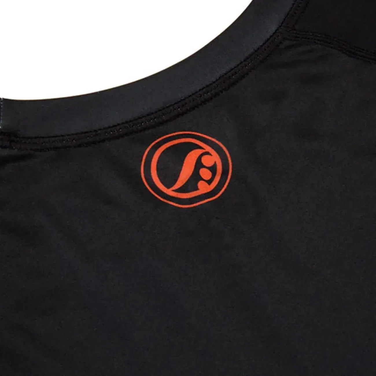BJJ No Gi Shoyoroll Ember Competitor Rash Guard - Black Breathable Rashguard