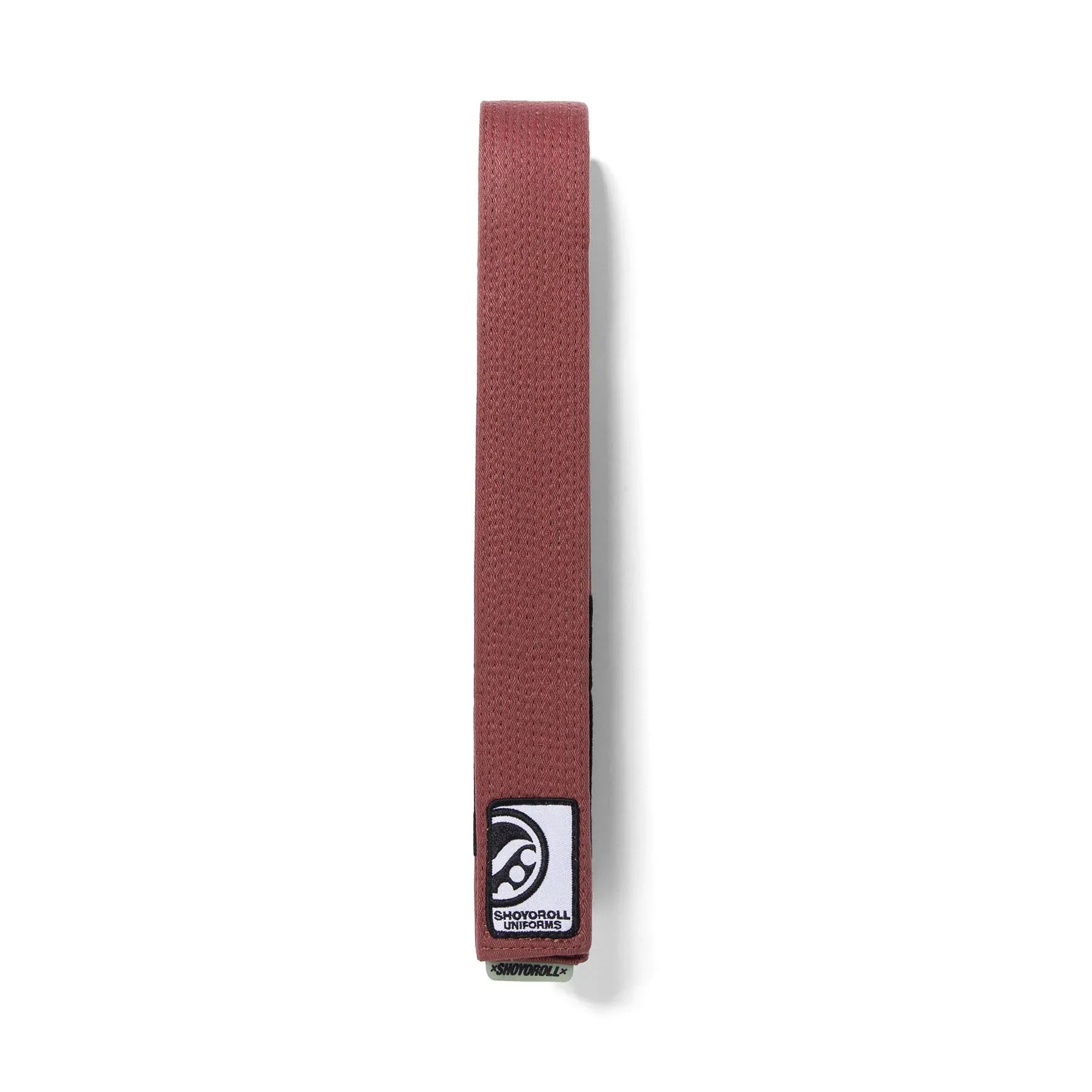 Rolled Shoyoroll V6 belt with minimal design and logo patch
